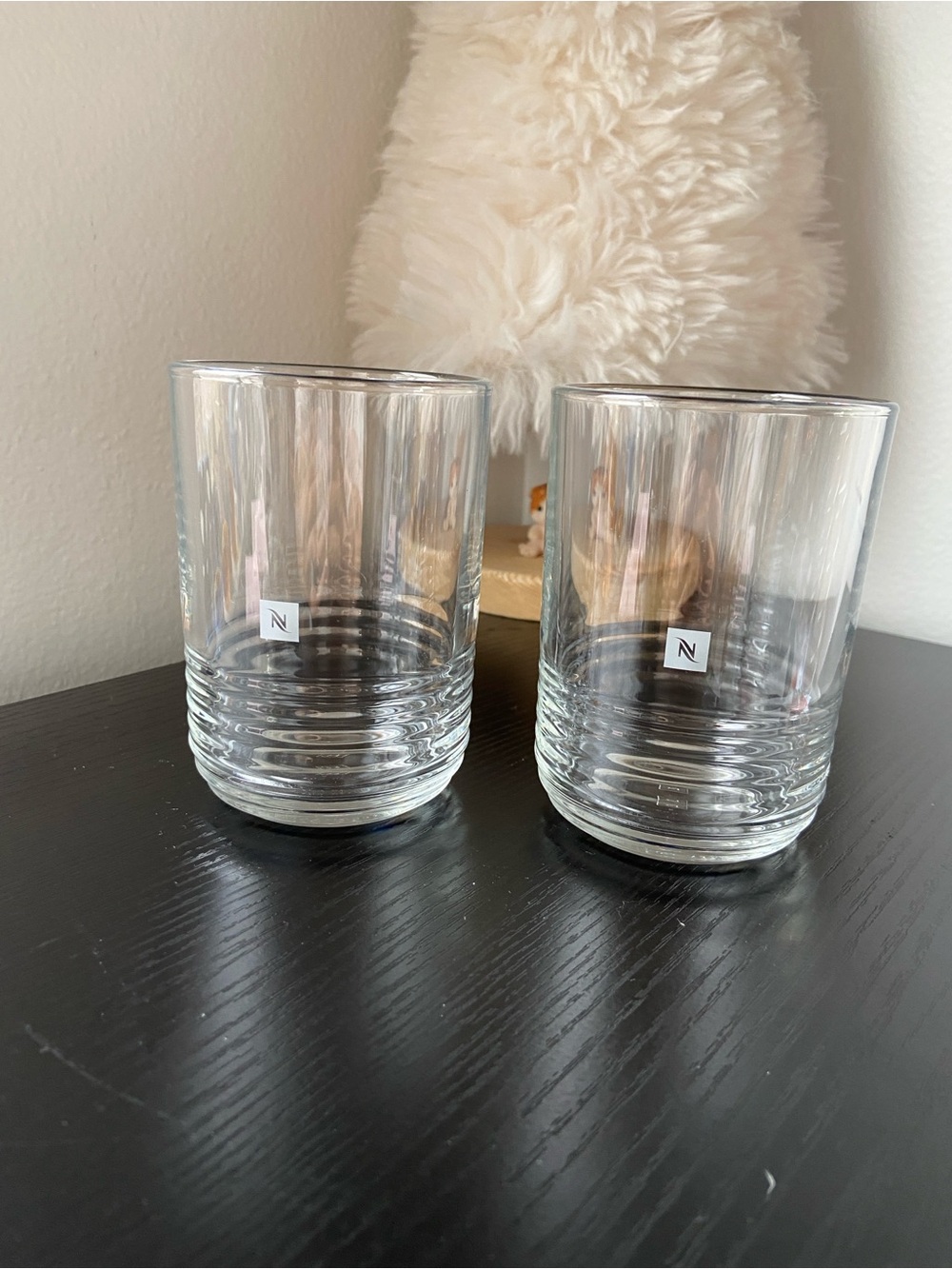 Nespresso Barista Recipe Glasses Tempered (Small) 12oz Set of 2 NEW